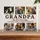 Personalized Grandpa Photo Collage Acrylic Plaque – Custom 6 Photo Grandkids Names Keepsake for Papa, Christmas Gift - 5