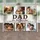 Personalized Dad Photo Collage Acrylic Plaque – Custom 6 Photo Kids Names Keepsake for Daddy, Christmas Gift from Kids - 1