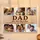 Personalized Dad Photo Collage Acrylic Plaque – Custom 6 Photo Kids Names Keepsake for Daddy, Christmas Gift from Kids - 3