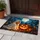 Ghost Child And Glowing Pumpkin Under a Full Moon For Whimsical Halloween Nights Doormat - 4