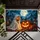 Ghost Child And Glowing Pumpkin Under a Full Moon For Whimsical Halloween Nights Doormat - 5