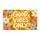 Orange Floral Good Vibes Only Garden Style for Cheerful Everyday Home Entryways Doormat - 6