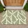 Sage Green Fern Fronds for a Calm Botanical Entryway and Nature-Inspired Home Style Doormat - 1