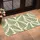 Sage Green Fern Fronds for a Calm Botanical Entryway and Nature-Inspired Home Style Doormat - 2