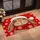 Santa Hat Bunny with Snowflakes for a Cozy Christmas Home, Holiday Animal Lovers Doormat - 2