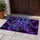 Mystic Purple Pentagram for Gothic Home Decor and Occult-Inspired Living Spaces Doormat - 4
