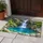 Natural Waterfall and Turquoise Pool Scenery for Serene Nature-Inspired Home Living Doormat - 4