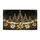 Golden Christmas Trees and Poinsettias for Elegant Holiday Season Home Decor Style Doormat - 6