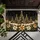 Golden Christmas Trees and Poinsettias for Elegant Holiday Season Home Decor Style Doormat - 5