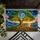 Cosmic Tree of Life and Starry Vortex for Mystical Nature Lovers and Stargazers Alike Doormat - 5