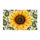 Golden Sunflower With Green Paisley Accents for Cheerful Farmhouse Entryway Style Doormat - 6