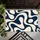Navy Blue and Ivory Organic Curves for Calm Coastal Entryway and Modern Home Style Doormat - 5