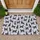 Charcoal Cat Silhouettes for Cozy Cat Lover Homes and Feline-Inspired Living Doormat - 1