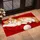 Ginger Kitten Resting on Santa Hat for Cozy Christmas Cheer for Cat Lovers Everywhere Doormat - 2