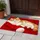 Ginger Kitten Resting on Santa Hat for Cozy Christmas Cheer for Cat Lovers Everywhere Doormat - 4