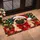 Santa Hat Pug and Festive Lights for Christmas Cheer in Cozy Homes and Pet Lovers Doormat - 2