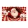 Santa Claus Red And White Checkerboard Christmas Tunnel For Festive Holiday Entryways Doormat - 6