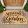 Welcome to My Garden Floral Entryway Greeting for Garden Lovers and Plant Enthusiasts Doormat - 1
