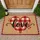 Red Plaid Heart Love Valentine’s Day Romance Gift for Couples and Sweetheart Homes Doormat - 1