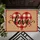 Red Plaid Heart Love Valentine’s Day Romance Gift for Couples and Sweetheart Homes Doormat - 5