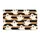 Cute White Ghosts on Black and Tan Stripes for Spooky Seasonal Entryway Charm Doormat - 6
