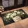 White Rose Bouquet in Vintage Iron Bucket for Farmhouse Entryway and Cottage Home Doormat - 2