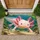Pink Axolotl Aquarium Scene for Cheerful Entryway Style and Aquatic Animal Lovers Doormat - 1