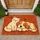 Cat And Dog With Hearts For Cozy Pet Lovers And Warm Home Entryways Doormat - 1
