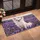White Chihuahua in Lavender Fields for Peaceful Cottage Living and Pet Lover Homes Doormat - 2