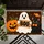 Black Cat, Pumpkin And Boo Ghost Halloween Entryway Decor For Spooky Season Charm Doormat - 5