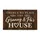 Rustic Woodgrain Granny & Pa's House Message for Family Visits and Grandparent Gifts Doormat - 6
