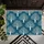 Ivory Tree Silhouettes on Deep Teal for Calm Nature-Inspired Entryways and Cozy Homes Doormat - 5