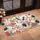 Red-Crowned Crane and Blossom Birds for Serene Nature-Inspired Home Entryway Style Doormat - 2