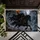 Headless Horseman and Pumpkin Flame in Moonlit Forest for Halloween Gothic Decor Doormat - 5