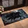 Headless Horseman and Pumpkin Flame in Moonlit Forest for Halloween Gothic Decor Doormat - 2