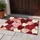 Romantic Burgundy and Blush Hearts for Valentine's Day Home Style and Cozy Seasonal Decor Doormat - 4