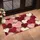 Romantic Burgundy and Blush Hearts for Valentine's Day Home Style and Cozy Seasonal Decor Doormat - 2