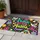 Colorful Psychedelic Peace Signs And Daisies For Free-Spirited Music Lovers At Home Doormat - 4