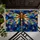 Stained Glass Dragonfly in Jewel Tones for Nature-Inspired Entryway Home Decor Doormat - 5
