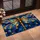 Stained Glass Dragonfly in Jewel Tones for Nature-Inspired Entryway Home Decor Doormat - 2