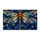 Stained Glass Dragonfly in Jewel Tones for Nature-Inspired Entryway Home Decor Doormat - 6