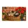 Sleeping Longhaired Kitten in Woven Basket for Cozy Cat Lovers and Cottage Homes Doormat - 6