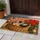 Sleeping Longhaired Kitten in Woven Basket for Cozy Cat Lovers and Cottage Homes Doormat - 4