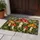 Red Mushroom Stained Glass Woodland Scene for Whimsical Cottage Entryways and Nature Lovers Doormat - 4