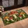 Red Mushroom Stained Glass Woodland Scene for Whimsical Cottage Entryways and Nature Lovers Doormat - 2