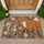 Squirrel Fox Acorn Berry Woodland Scene for Cozy Nature-Inspired Home Entry Doormat - 1