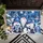 Blue Christmas Gnomes in a Snowy Evergreen Forest for Cozy Seasonal Home Decor and Cheer Doormat - 5