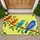 Colorful Perched Birds and Green Branch for Cheerful Nature-Inspired Home Decor Doormat - 1