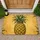 Vintage Pineapple Botanical Style for Tropical Farmhouse Entryway and Coastal Home Decor Doormat - 1