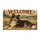 Rustic Fluffy Dog Welcome Scene for Cozy Pet-Loving Homes and Dog Owners Doormat - 6